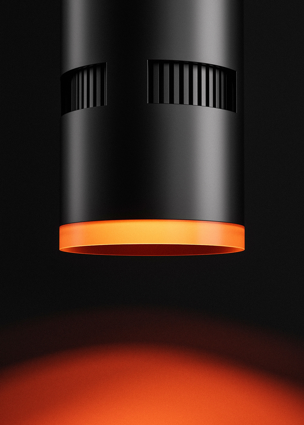 Atria 8 cylinder glow ring configuration
