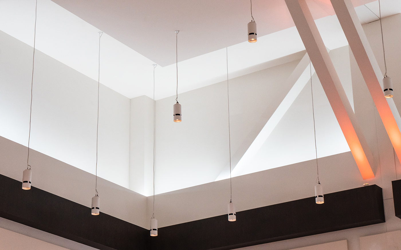 Atria 8 cylinders installed in an architectural interior